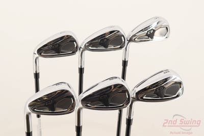 TaylorMade Qi Max HL Iron Set 5-PW Mitsubishi MMT 65 Graphite Senior Left Handed STD