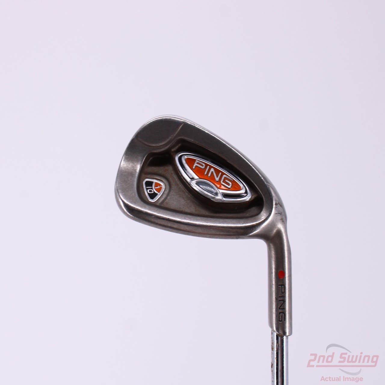 Ping i10 Single Iron 9 Iron Ping AWT Steel Regular Right Handed Red dot