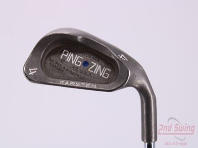Ping Zing Single Iron 4 Iron Ping JZ Steel Stiff Right Handed Blue Dot 38.0in