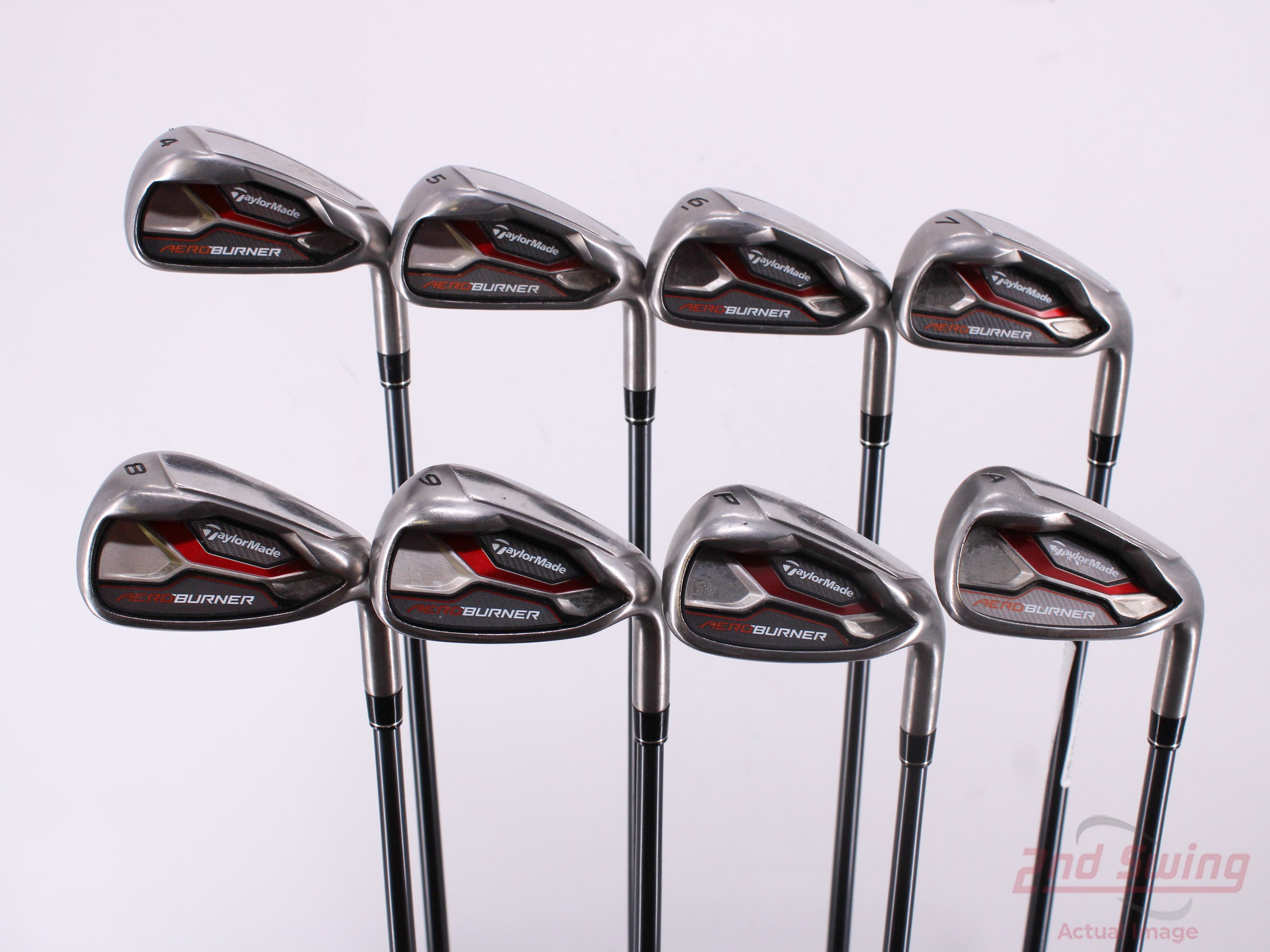 TaylorMade AeroBurner Iron Set 4PW GW TM AeroBurner REAX 60 Graphite