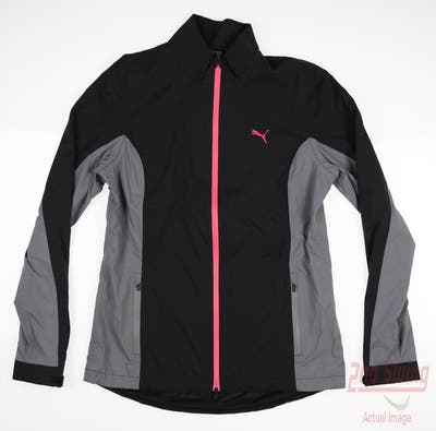 New Womens Puma Ultradry Jacket Small S Puma Black MSRP $150