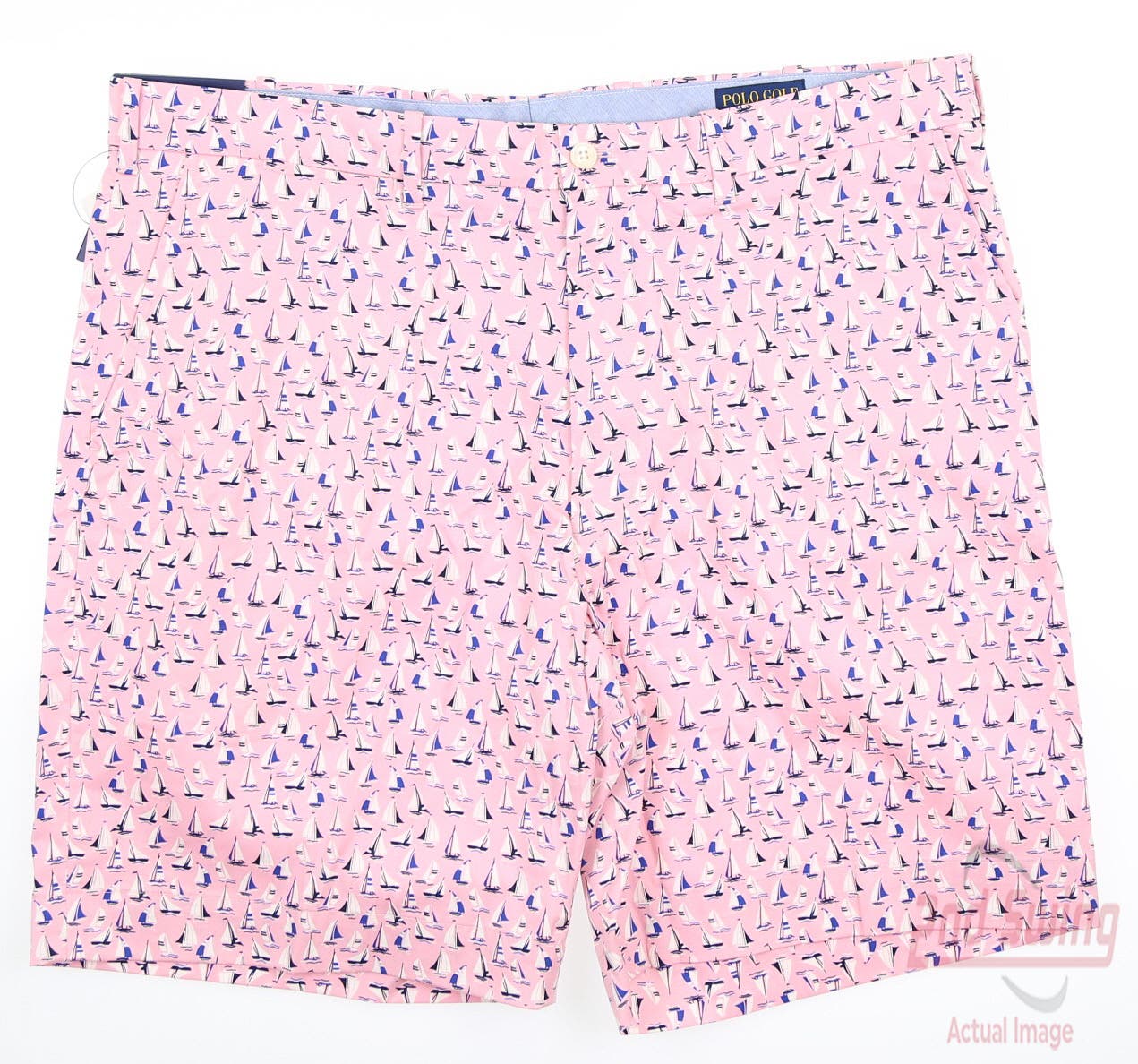 New Mens Ralph Lauren The Monaco Club Shorts 38 Pink MSRP $98