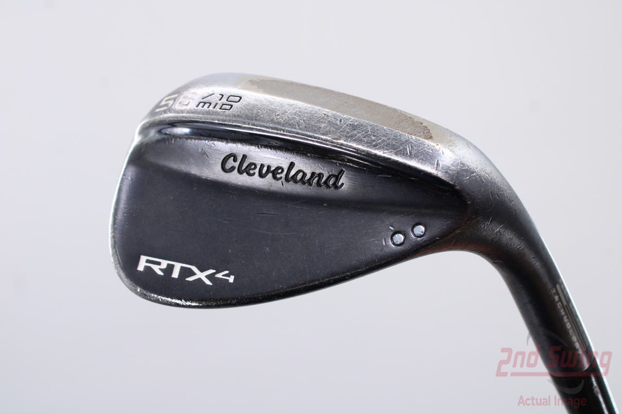 Cleveland RTX 4 Black Satin Wedge Sand SW 56° 10 Deg Bounce Cleveland ROTEX Wedge Graphite Wedge Flex Right Handed 35.25in