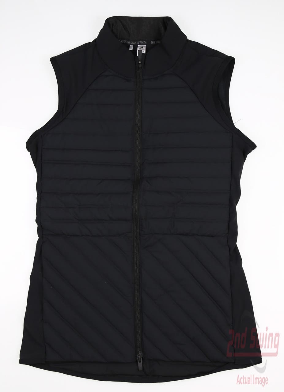 New W/ Logo Womens Adidas Frostguard Vest Small S Black MSRP $160