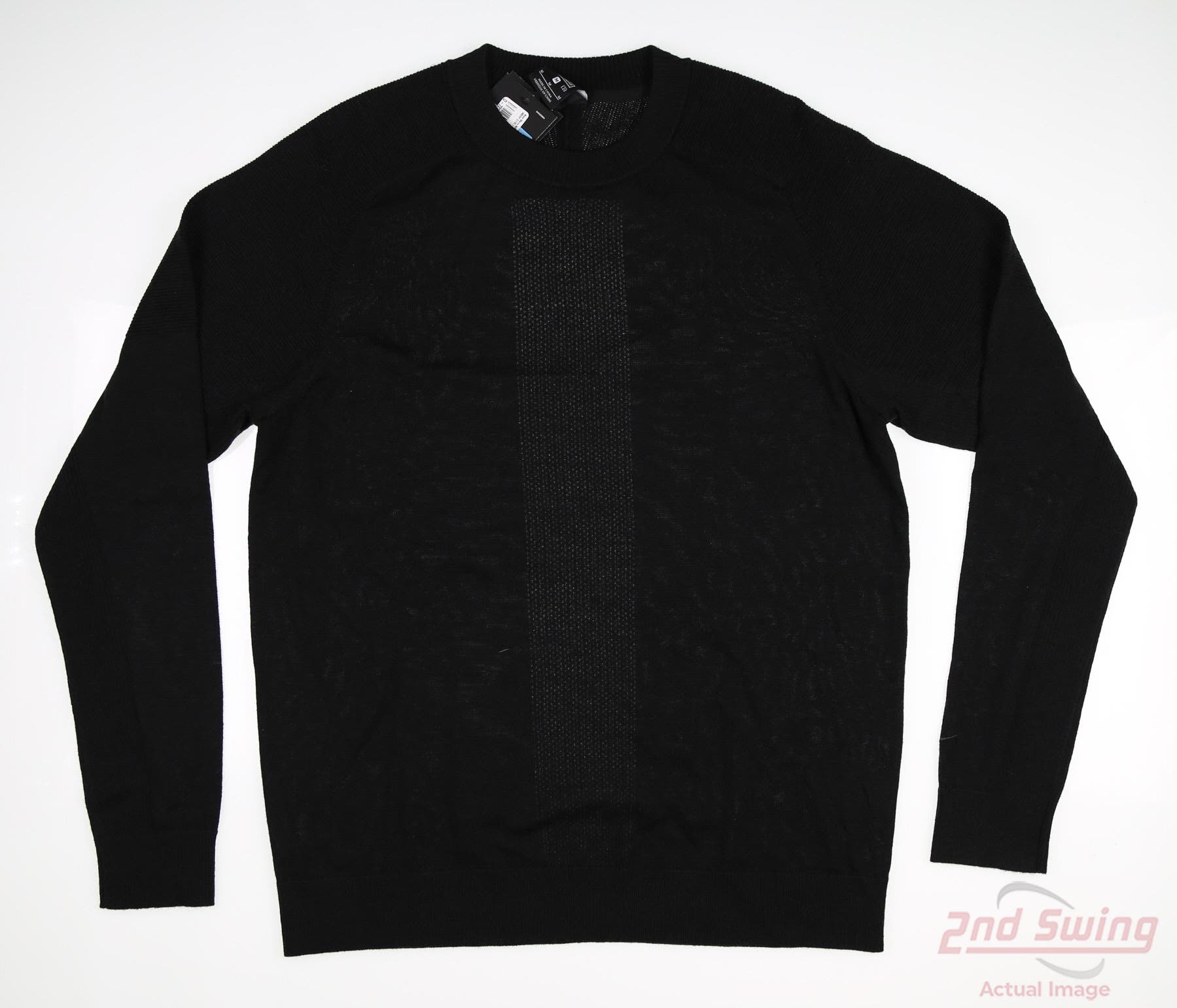 New Mens Nike Tiger Woods Knit Golf Sweater Medium M Black MSRP 135 2nd Swing Golf