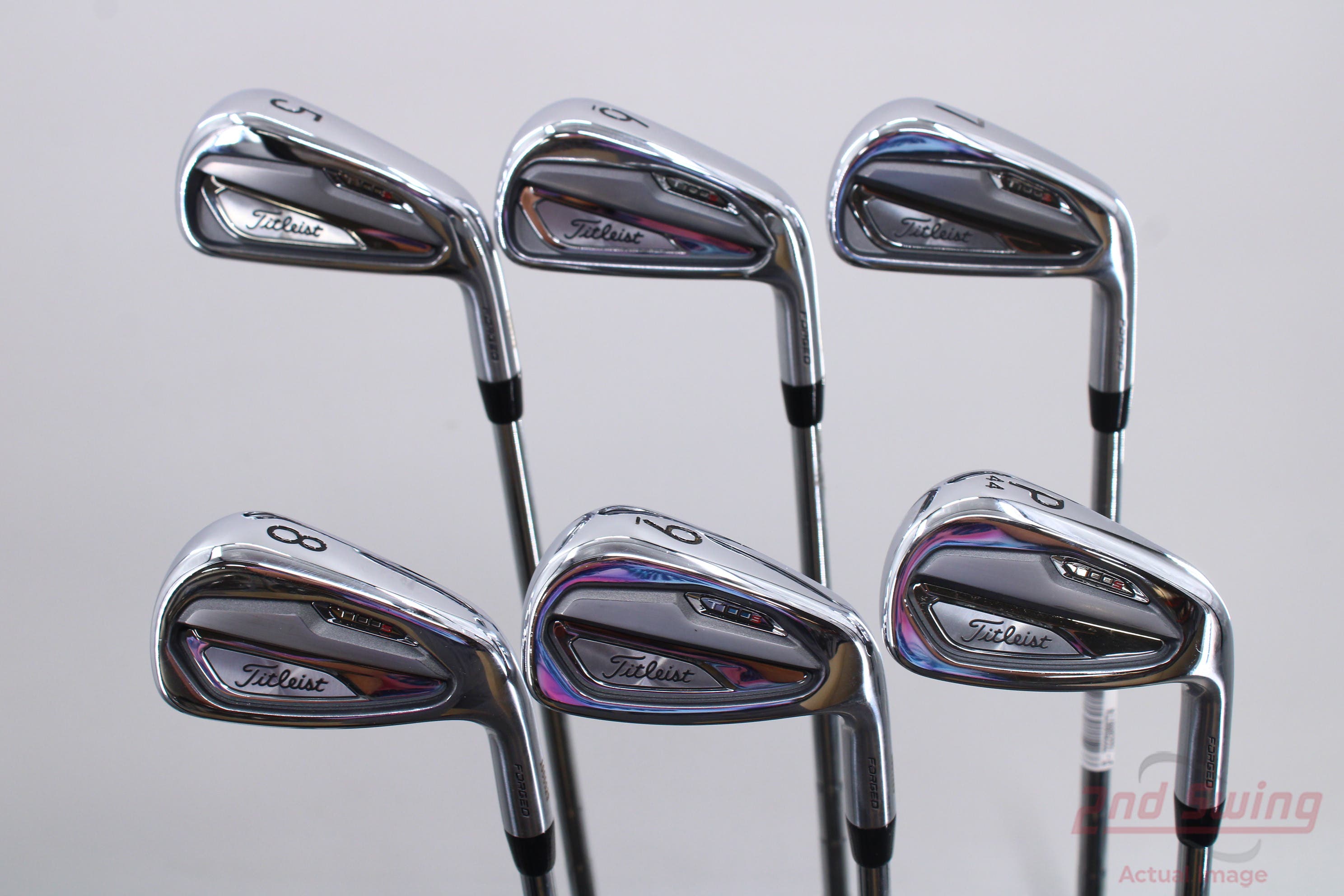 Titleist T100S Iron Set 5PW FST KBS Tour Steel Stiff Right Handed 38