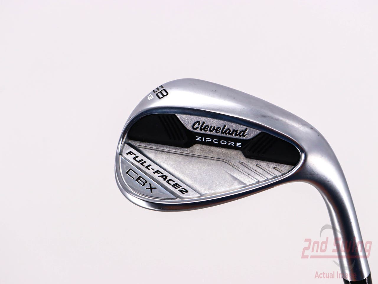 Cleveland CBX Full Face 2 Wedge Lob LW 58° 12 Deg Bounce Dynamic Gold Spinner TI Steel Wedge Flex Right Handed 35.5in
