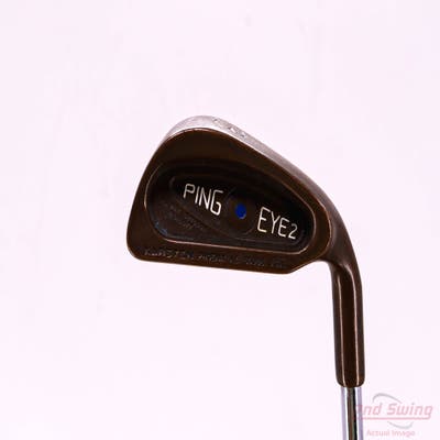 Ping Eye 2 Beryllium Copper Single Iron 3 Iron Ping Microtaper Steel Stiff Right Handed Blue Dot 39.0in