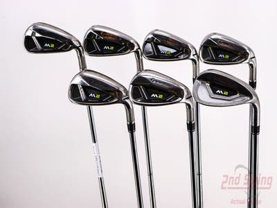 TaylorMade M2 Iron Set 6-PW AW SW True Temper XP 95 S300 Steel Stiff Right Handed 37.5in
