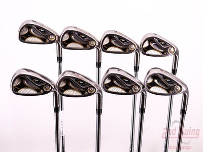 TaylorMade R7 Draw Iron Set 5-PW AW SW TM T-Step 90 Steel Stiff Right Handed 38.25in