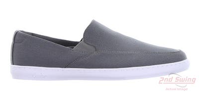 New Mens Golf Shoe Cuater By Travis Mathew Phenom Slip-On Woven 10 Gray MSRP $90 4MT113/OGRY