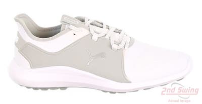 New Mens Golf Shoe Puma IGNITE FASTEN8 9.5 White/Grey MSRP $120 194466 03