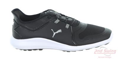 New Mens Golf Shoe Puma IGNITE FASTEN8 Disc 10 Black MSRP $120 194541 02