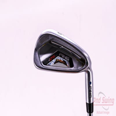 Ping I25 Single Iron 6 Iron 6° Stock Steel Shaft Steel Stiff Right Handed Blue Dot 37.5in