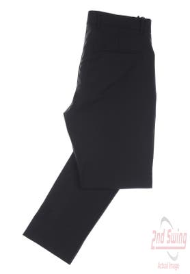 New Mens BUGATCHI Golf Pants 32 Caviar Black MSRP $189