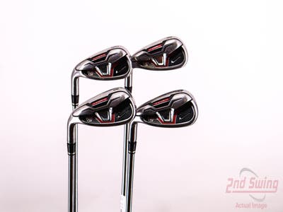Nike Victory Red S Iron Set 8-PW AW Stock Steel Shaft Steel Regular Left Handed 37.25in