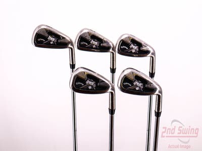 Callaway X-22 Tour Iron Set 6-PW Stock Steel Shaft Steel Stiff Right Handed 37.5in