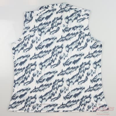 New Womens Puma MATTR Animal Sleeveless Polo Small S Multi MSRP $70