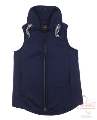 New Womens Belyn Key Grommet Vest X-Small XS Ink MSRP $156