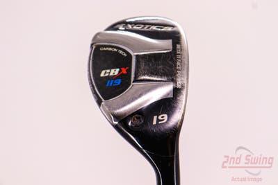 Tour Edge Exotics CBX 119 Hybrid 3 Hybrid 19° Handcrafted Even Flow Blue 85 Graphite Stiff Right Handed 40.5in
