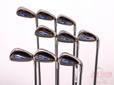 Ping G2/G2 HL Iron Set 3-PW SW Ping TFC 100I Graphite Regular Right Handed Blue Dot 37.75in