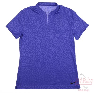 New Womens Nike Golf Polo Small S Purple MSRP $65