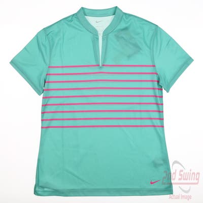 New Womens Nike Golf Polo Small S Multi MSRP $65