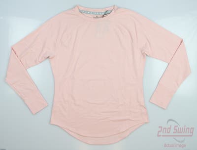 New Womens Puma Cloudspun Long Sleeve Small S Pink MSRP $70