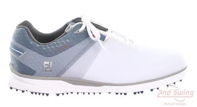 New Mens Golf Shoe Footjoy 2022 Pro SL Sport Medium 10 White/Blue MSRP $190 53854
