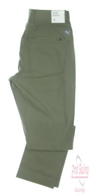 New Mens Puma Pants 32 x32 Green MSRP $100