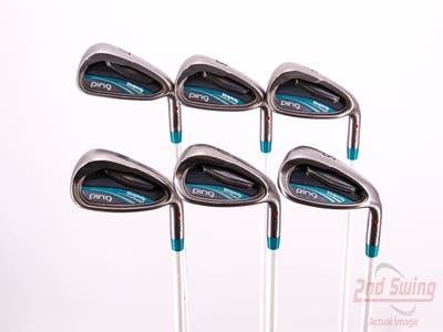 Ping 2015 Rhapsody Iron Set 7-PW GW SW Ping ULT 220i Lite Graphite Ladies Right Handed Red dot 36.5in
