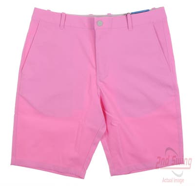 New Mens Puma Dealer 10" Shorts 32 Pink MSRP $70