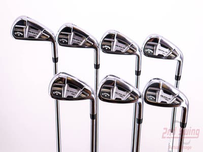 Callaway Rogue Pro Iron Set 4-PW Project X Rifle 6.0 Steel Stiff Right Handed 37.5in