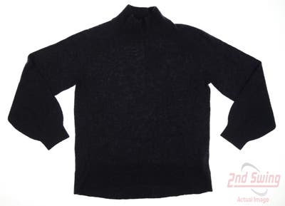 New Womens Peter Millar Golf Sweater X-Large XL Black MSRP $225