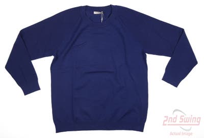 New Womens Peter Millar Golf Sweater X-Large XL Blue MSRP $199