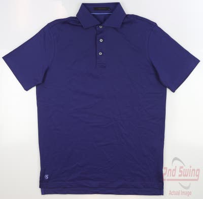 New W/ Logo Mens Greyson Golf Polo Small S Charlevoix MSRP $98
