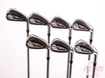Callaway XR Pro Iron Set 4-5H 5-6H 6-PW GW UST Mamiya Recoil 680 F4 Graphite Stiff Right Handed 38.25in