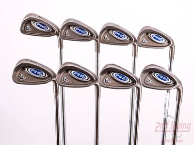 Ping i5 Iron Set 4-PW SW Stock Steel Shaft Steel Stiff Right Handed Green Dot 37.75in