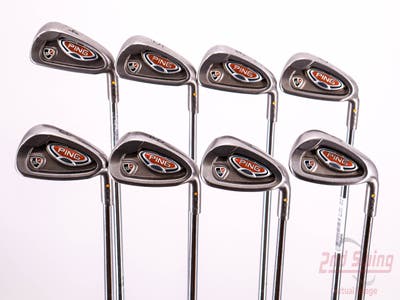 Ping i10 Iron Set 4-GW Ping AWT Steel Stiff Right Handed Yellow Dot 37.75in