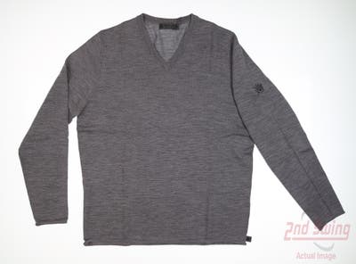 New W/ Logo Mens G-Fore Sweater X-Large XL Gray MSRP $225