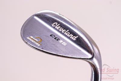 Cleveland CG15 Satin Chrome Wedge Lob LW 60° 12 Deg Bounce Cleveland Traction Wedge Steel Wedge Flex Right Handed 35.25in