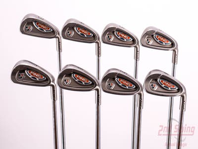Ping i10 Iron Set 3-PW Ping AWT Steel Stiff Right Handed Black Dot 38.75in
