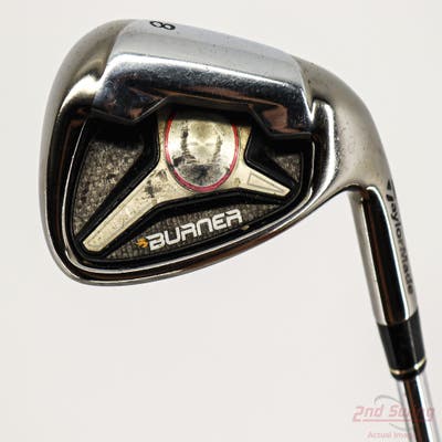 TaylorMade 2009 Burner Single Iron 8 Iron Stock Steel Shaft Steel Regular Right Handed 36.5in