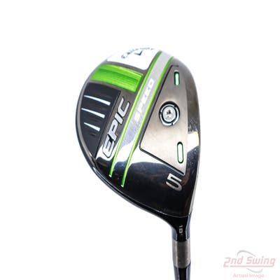 Callaway EPIC Speed Fairway Wood 5 Wood 5W 18° Fujikura Ventus Blue VC 8 Graphite X-Stiff Right Handed 43.0in