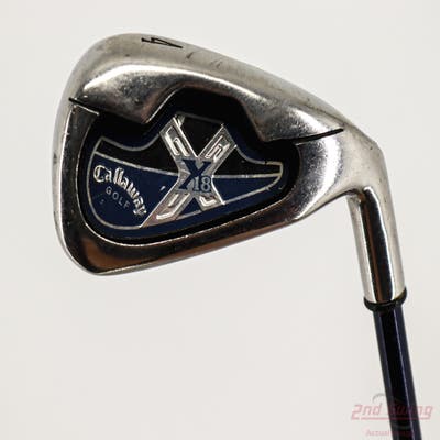 Callaway X-18 Single Iron 4 Iron Callaway System CW75 Graphite Stiff Right Handed 38.25in