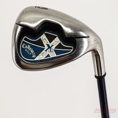 Callaway X-18 Single Iron 9 Iron Callaway System CW75 Graphite Stiff Right Handed 35.75in