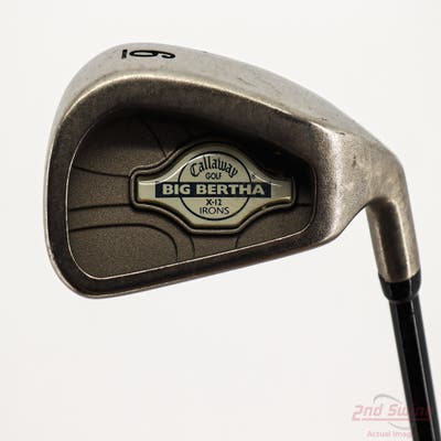 Callaway X-12 Single Iron 6 Iron Fujikura Fit-On Max 75i Iron Graphite Stiff Right Handed 37.5in