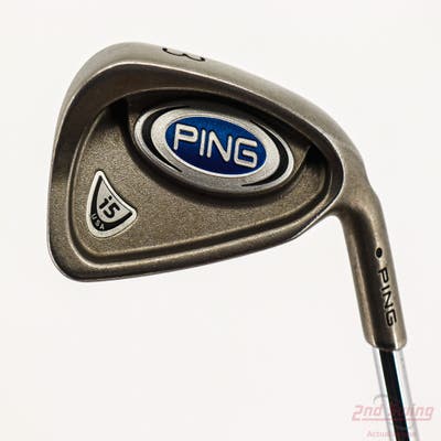 Ping i5 Single Iron 3 Iron Stock Steel Shaft Steel Regular Right Handed Black Dot 39.0in