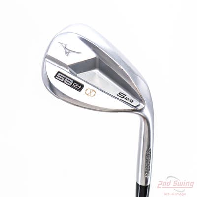 Mizuno S23 Satin Chrome Wedge Lob LW 58° 4 Deg Bounce X Grind FST KBS Hi-Rev 2.0 115 Steel Wedge Flex Right Handed 35.5in