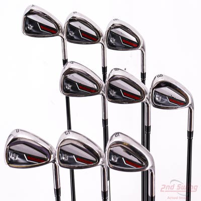 Wilson Staff Dynapwr Iron Set 4-PW GW SW Mitsubishi Tensei AV Silver 70 Graphite Stiff Right Handed +2 Degrees Upright -1/4"